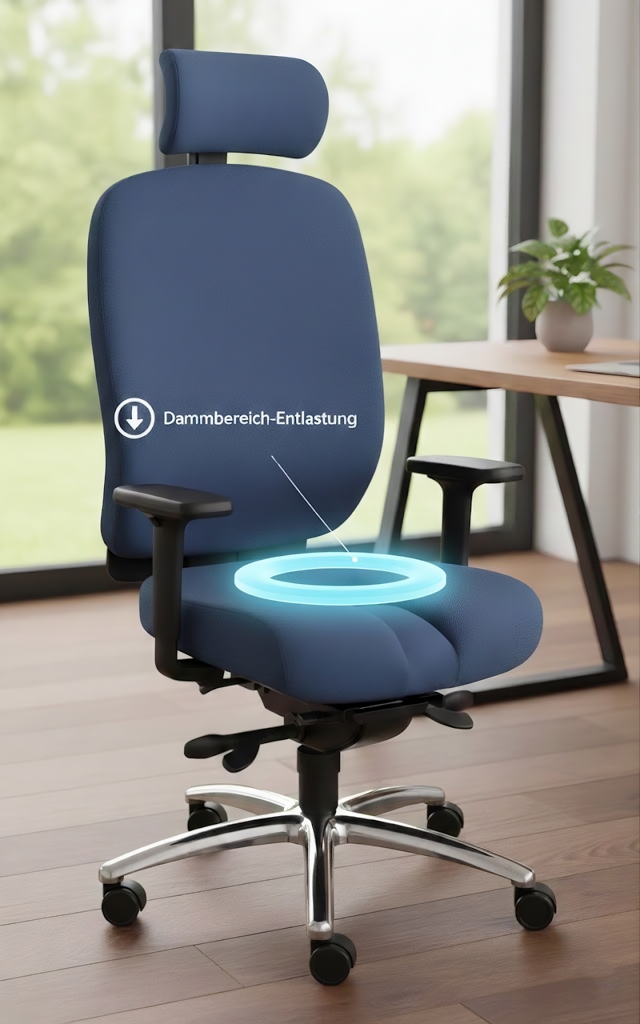 Bürostuhl bei Prostataerkrankung 